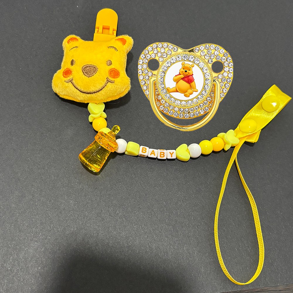 Baby Food Newborn - Luxurious zirconium material baby teething pacifier