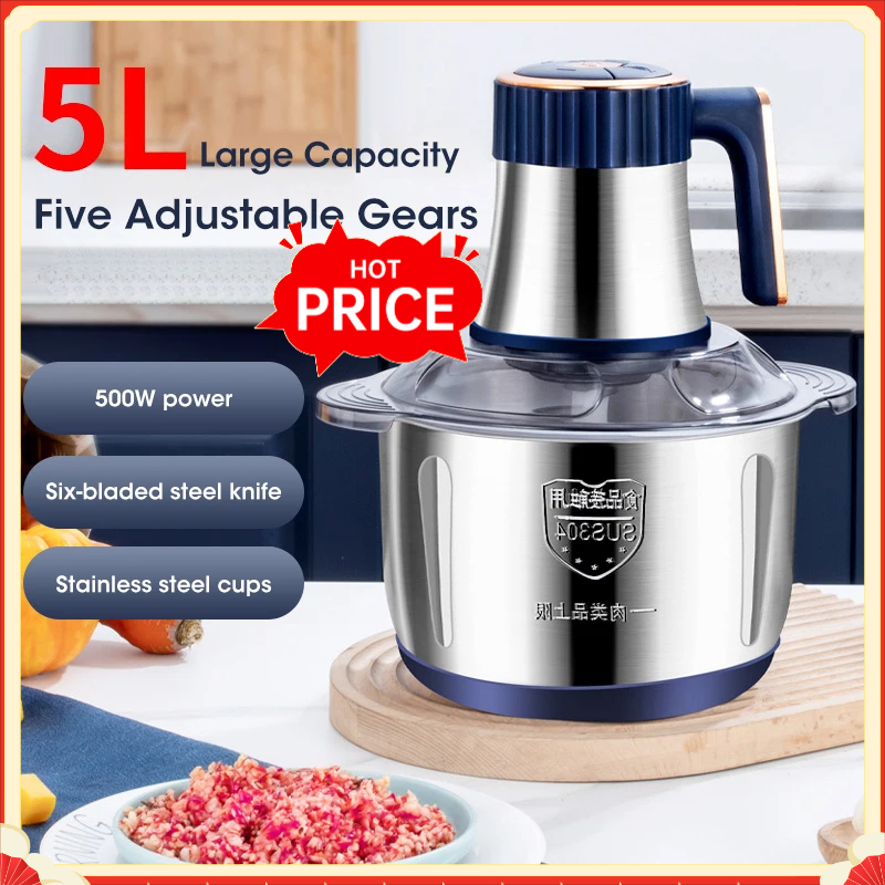 Baby Food Ingredients - 5L Electric Meat Grinders 304 Stainless