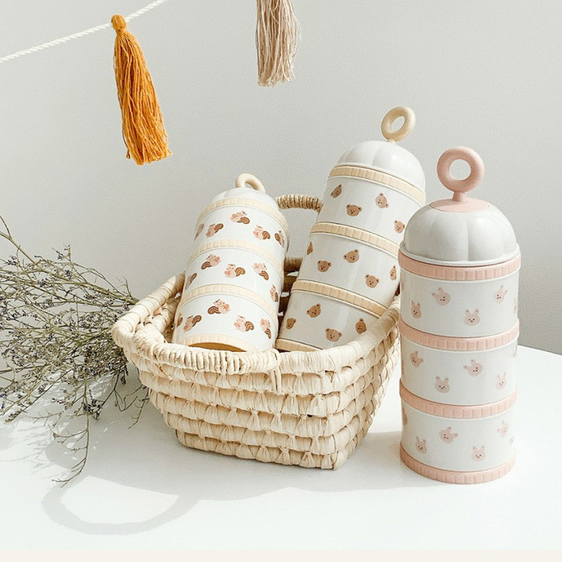 Baby Food Newborn - Cute Bear Milk Powder Box Baby