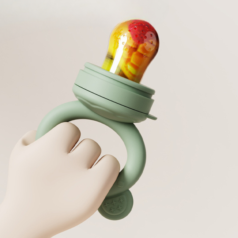 Baby Food Ingredients - Baby Pacifier Fruit Feeder With Cover