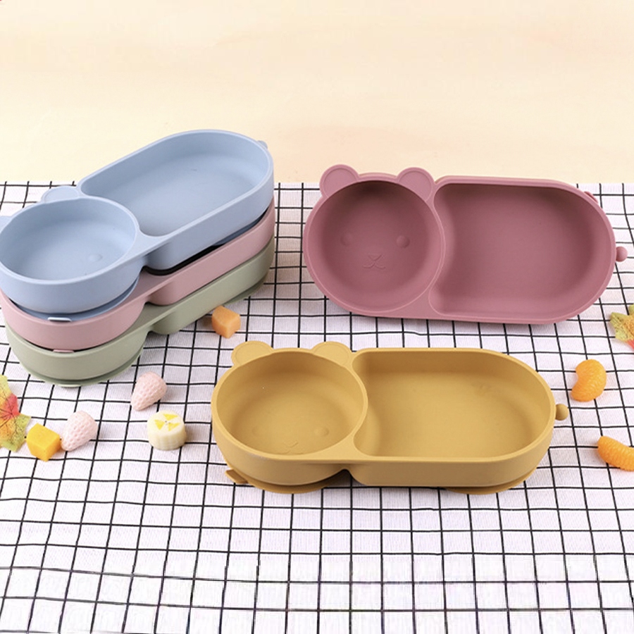 Baby Silicone Suction Cup Bowl - Baby Food Ingredients ulasan dan harga
