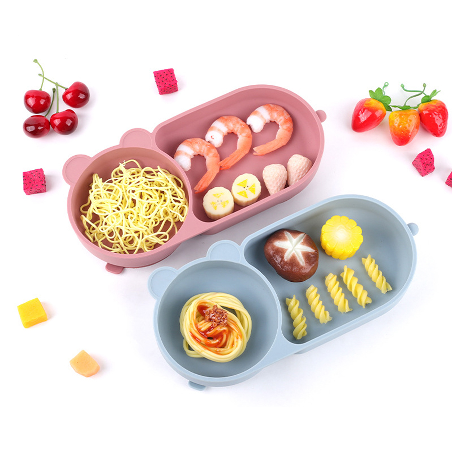 Baby Silicone Suction Cup Bowl - Baby Food Ingredients ulasan dan harga