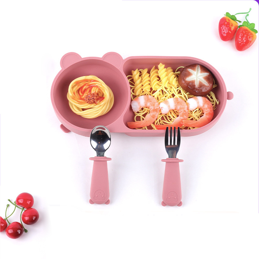Baby Silicone Suction Cup Bowl - Baby Food Ingredients ulasan dan harga