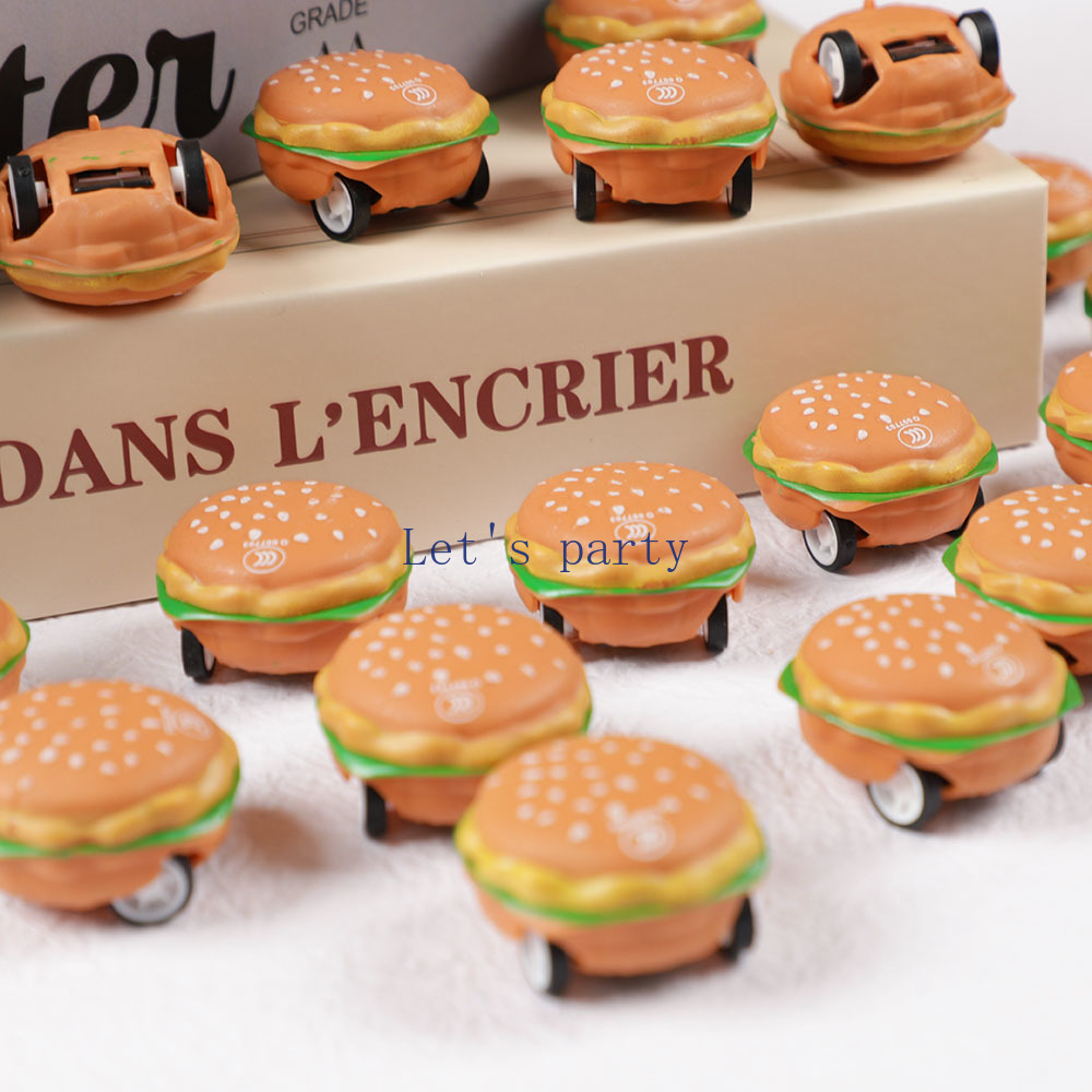 15Pcs Mini Cute 3D Burger Pull - Baby Food Ingredients ulasan dan harga