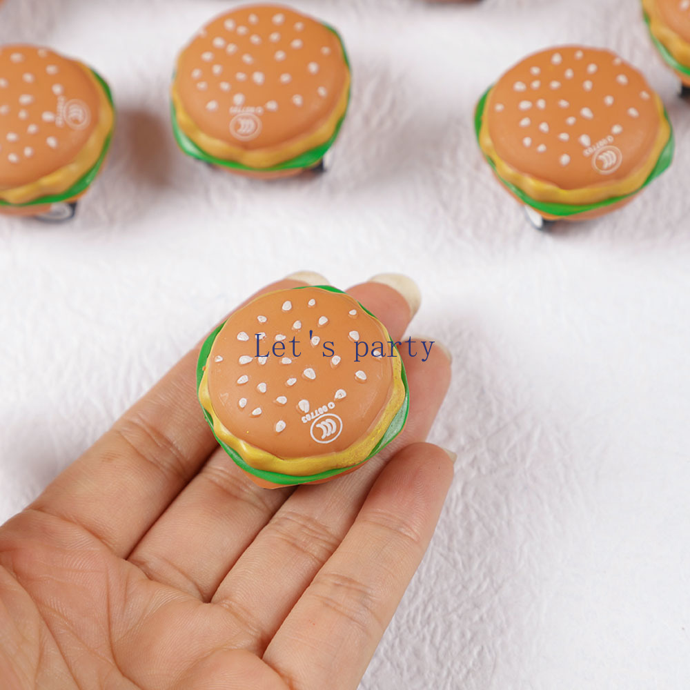 15Pcs Mini Cute 3D Burger Pull - Baby Food Ingredients ulasan dan harga