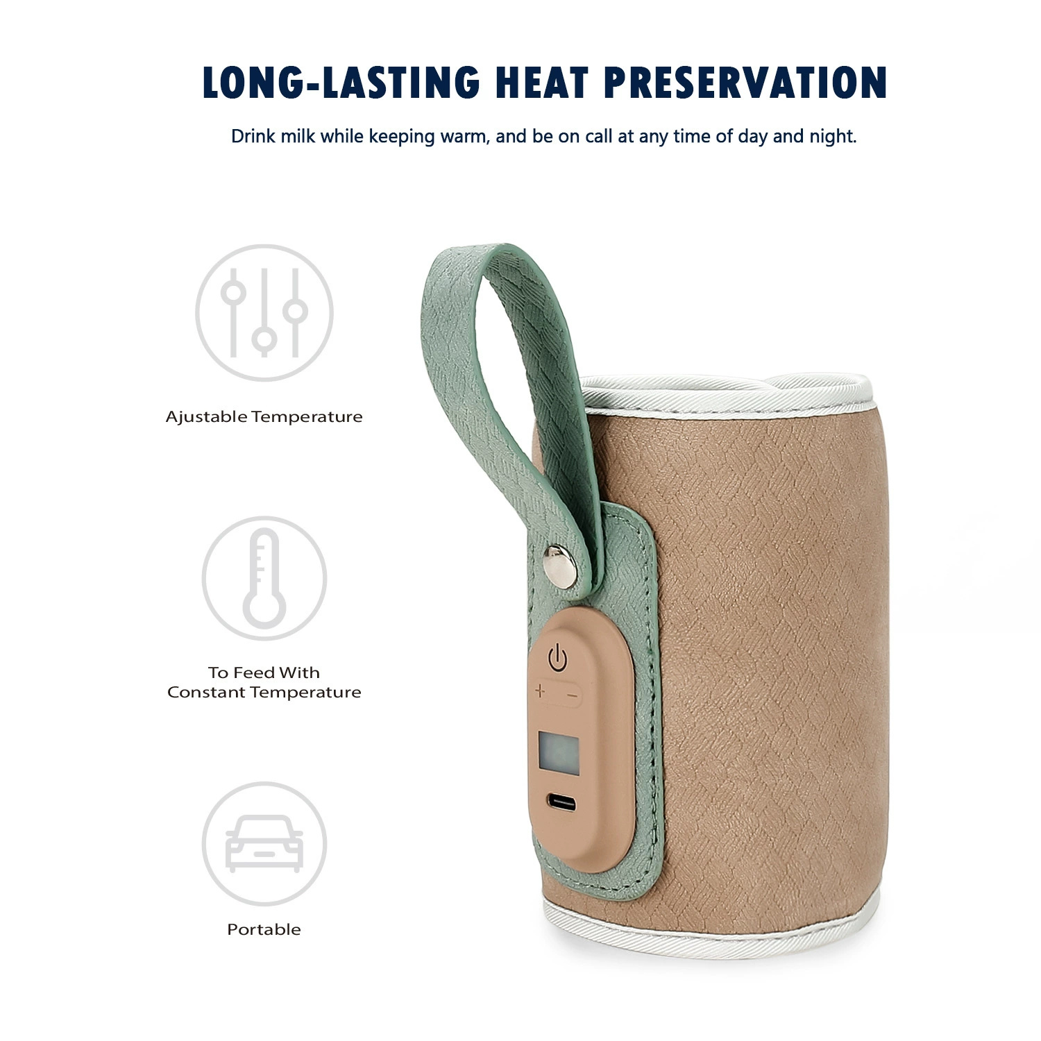 Baby Bottle Warmer Bag USB Pow - Baby Food Warmer Portable ulasan dan harga