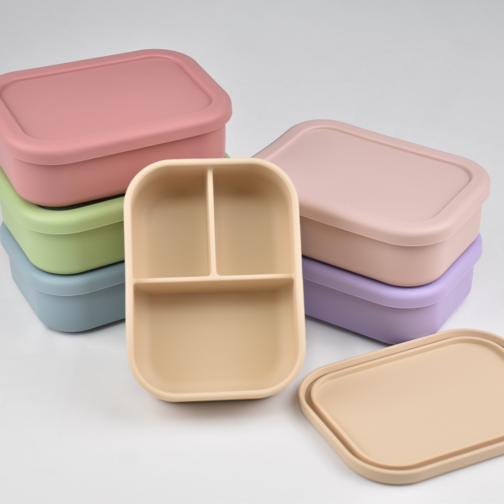 3-Compartment Food Grade Silic - Baby Food Delivery ulasan dan harga