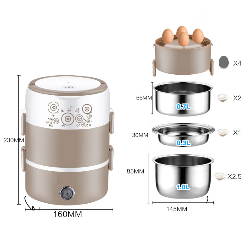 220V Stainless Steel Electric  - Baby Food Warmer Portable ulasan dan harga