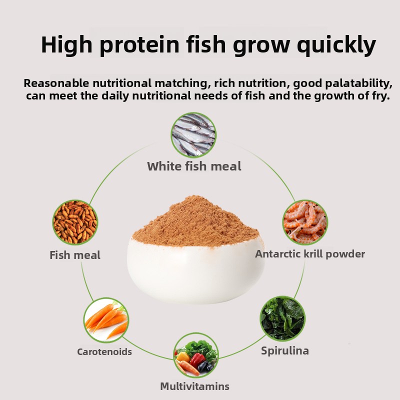 PENISON Powder Baby Fish Food, - Baby Food High In Protein ulasan dan harga