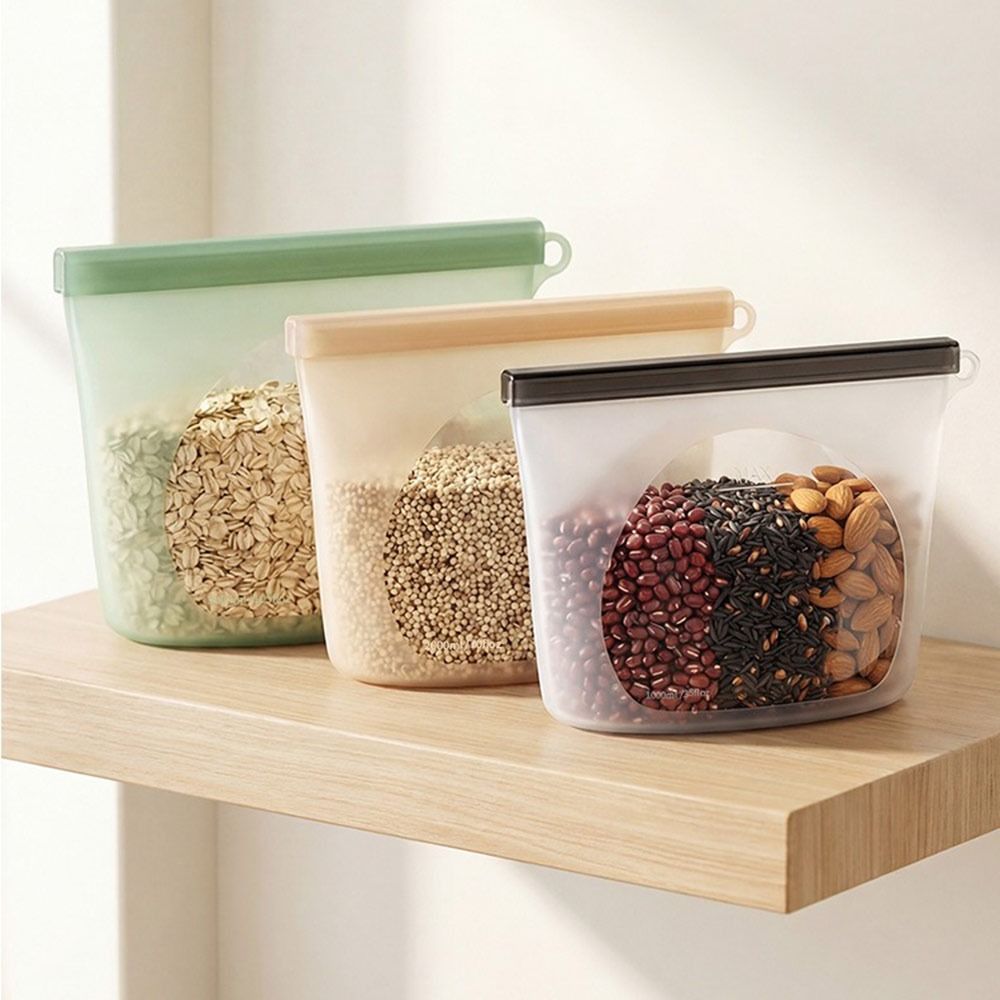 Silicone Food Preservation Bag - Food Pouch Reusable ulasan dan harga