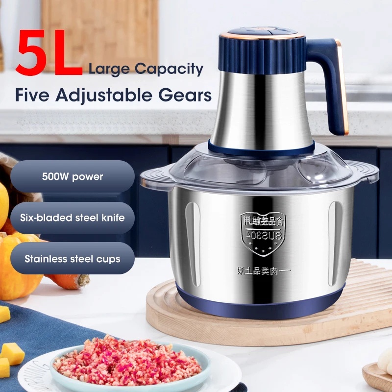 5L Electric Meat Grinders 304  - Baby Food Ingredients ulasan dan harga