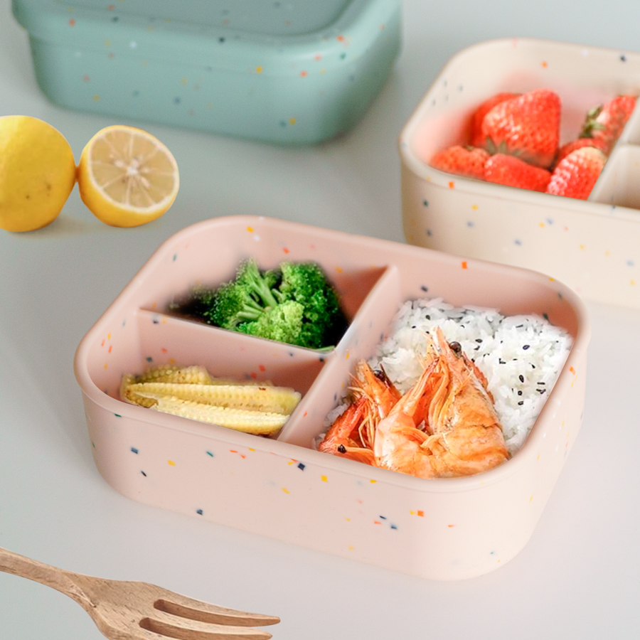 1PCS Microwave Lunch Box Silic - Baby Food Delivery ulasan dan harga