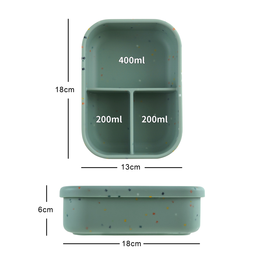 1PCS Microwave Lunch Box Silic - Baby Food Delivery ulasan dan harga