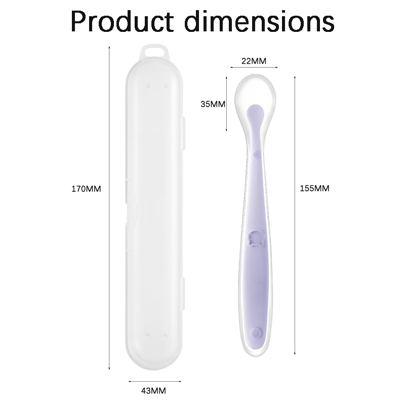 1PC Baby Silicone Spoon Baby C - Baby Food Delivery ulasan dan harga