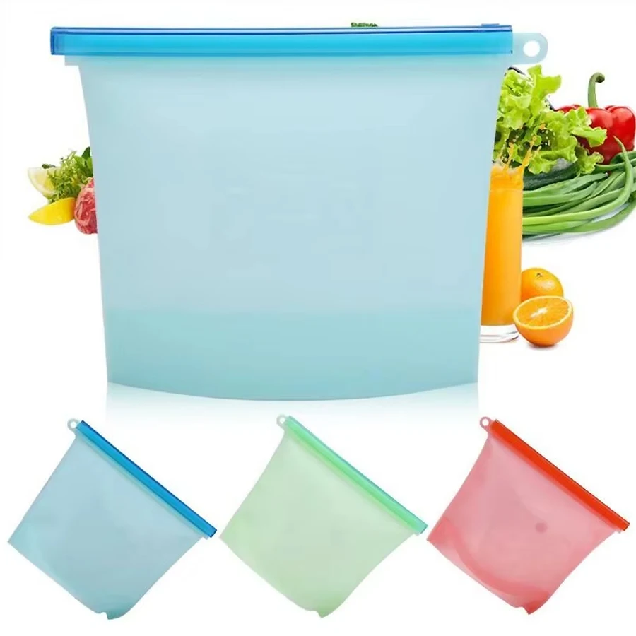 1000ml Reusable Silicone Food  - Food Pouch Reusable ulasan dan harga