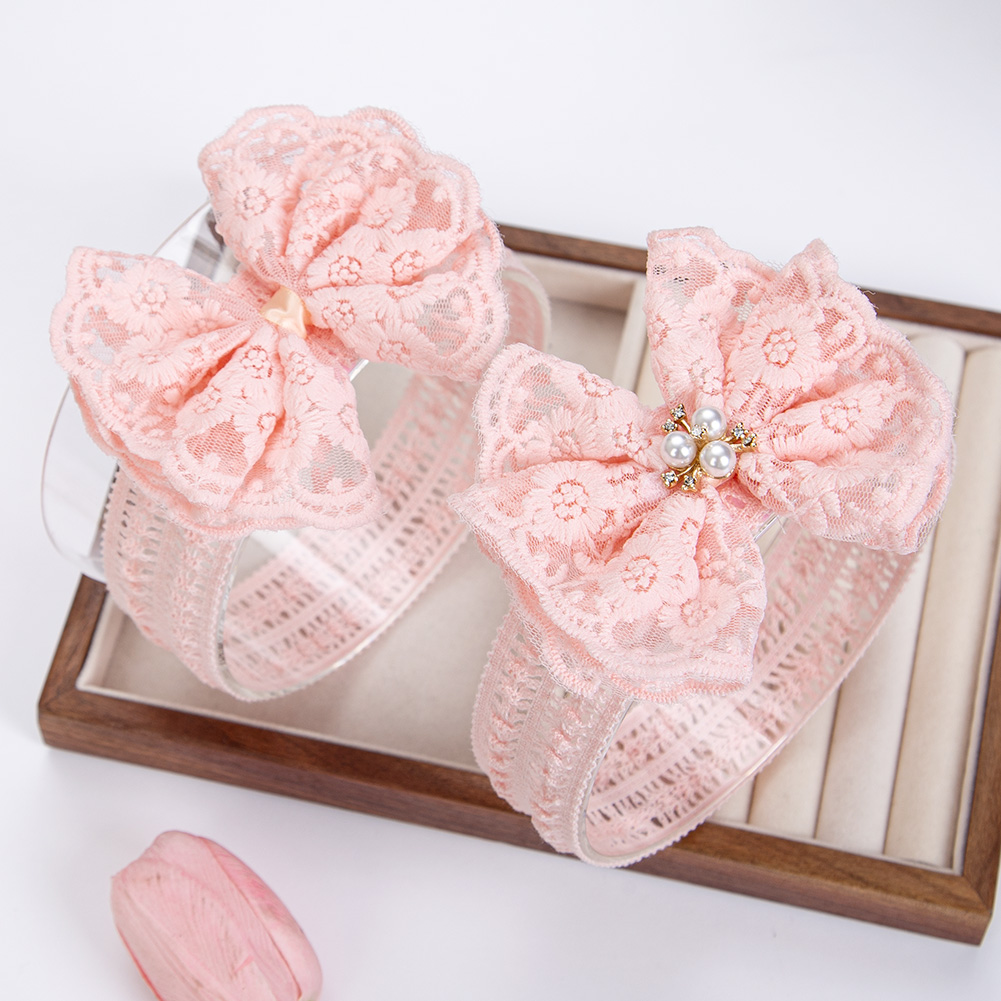 Cream Lace Baby Headbands for  - Baby Food Jelly ulasan dan harga