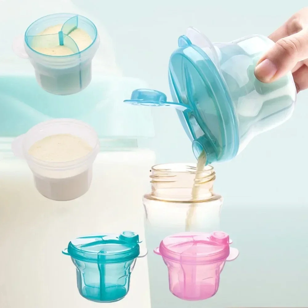 3-grid Portable Formula Dispen - Baby Food Delivery ulasan dan harga