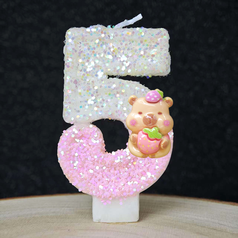 New Capybara Candles Cake Deco - Baby Food Ingredients ulasan dan harga