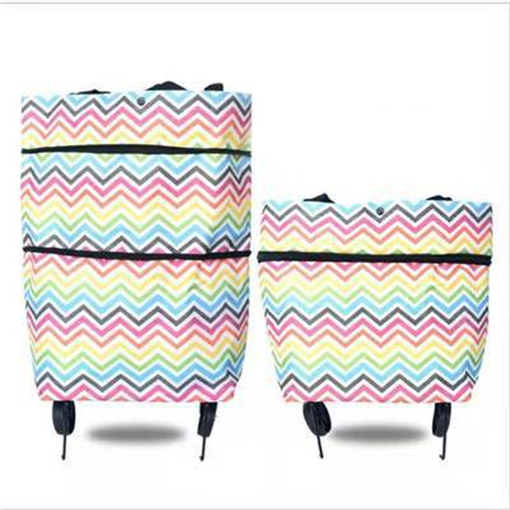 Foldable Shopping Trolley Bag  - Food Pouch Reusable ulasan dan harga