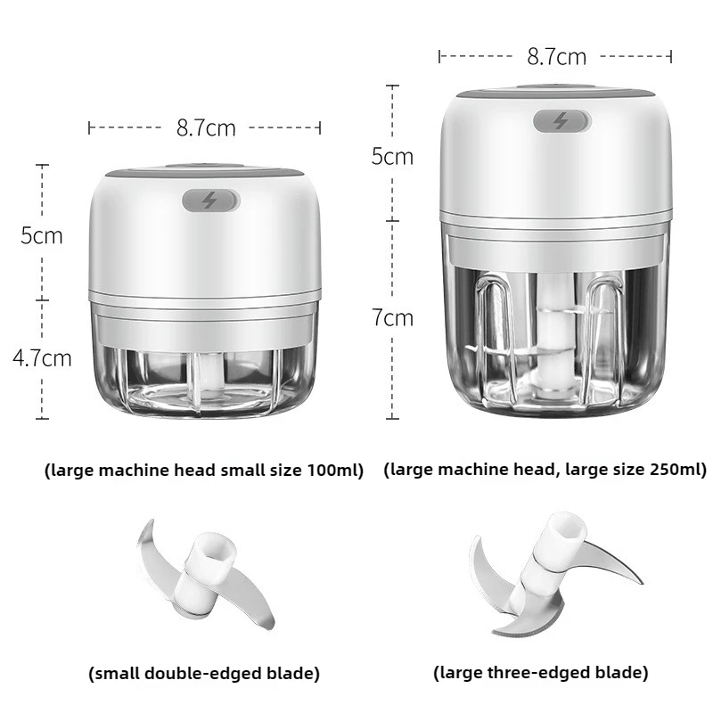 Electric Mini Garlic Chopper 1 - Baby Food Ingredients ulasan dan harga