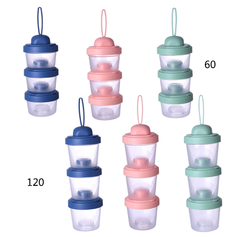 60ml/120ml Milk Powder Storage - Baby Food Newborn ulasan dan harga