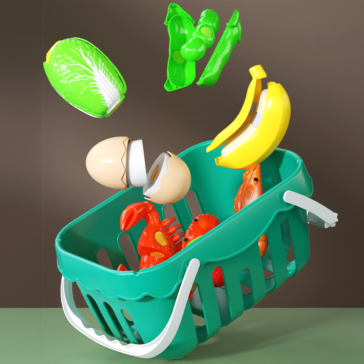 Cutting Play Food Toys Kitchen - Baby Food Ingredients ulasan dan harga