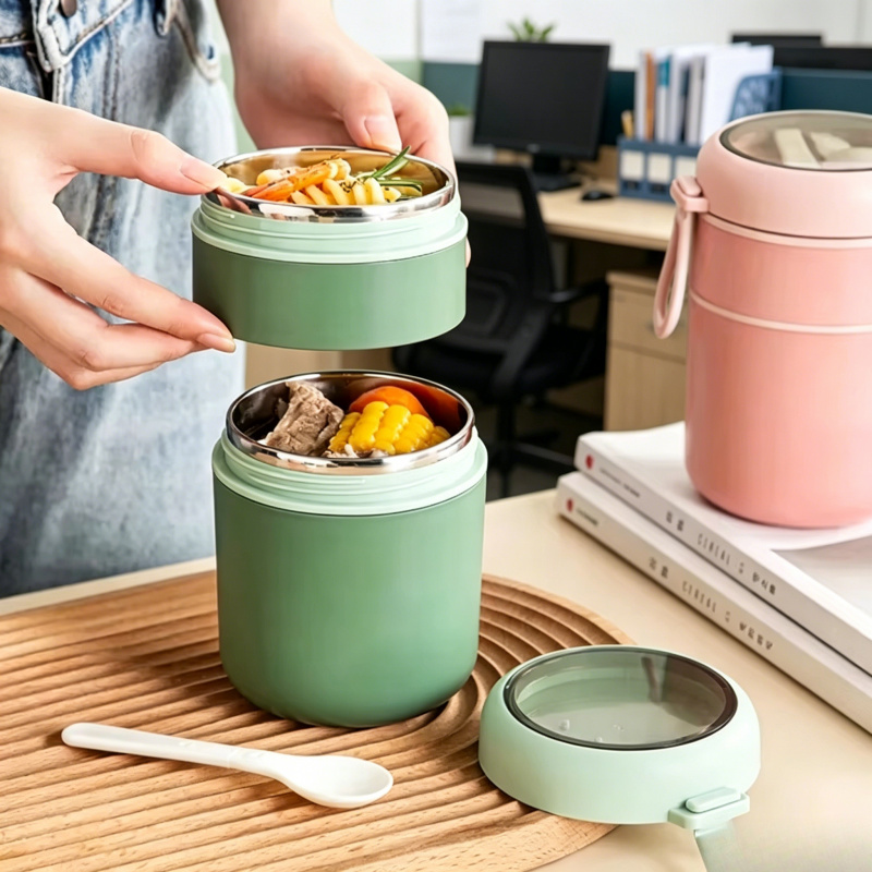 530/710ml Food Thermal Jar, In - Baby Food Warmer Portable ulasan dan harga