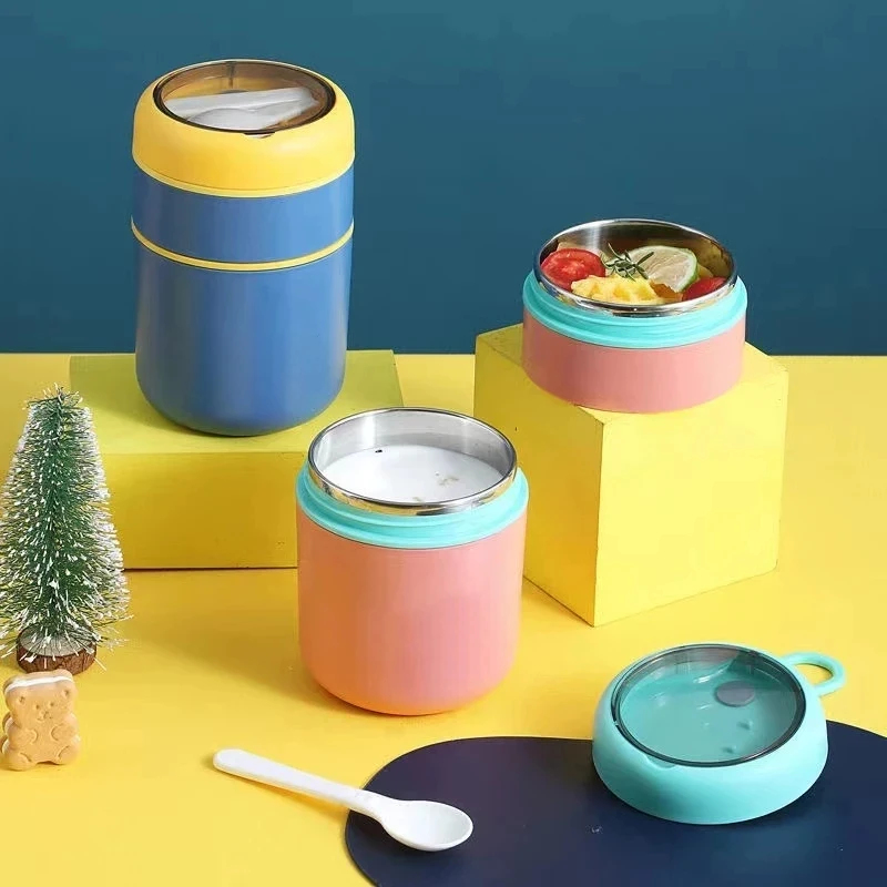 530/710ml Food Thermal Jar, In - Baby Food Warmer Portable ulasan dan harga