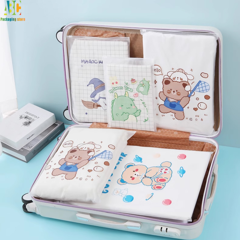 Custom Logo Print Frosted Zipp - Food Pouch Reusable ulasan dan harga
